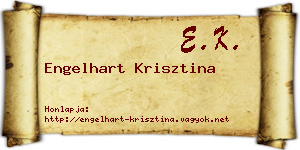 Engelhart Krisztina névjegykártya
